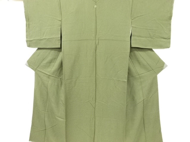 JAPANESE KIMONO / VINTAGE IROMUJI KIMONO / SILK / ONE CREST / WOVEN PATTERN